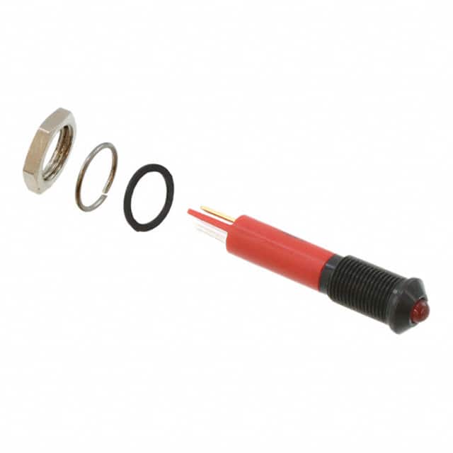 Q6P1BXXR24E INDICATOR 24V 6MM PROMINENT RED