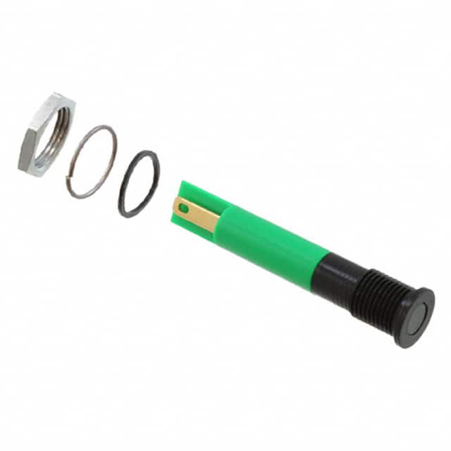 Q8F1BXXG12E INDICATOR 12V 8MM FLUSH GREEN