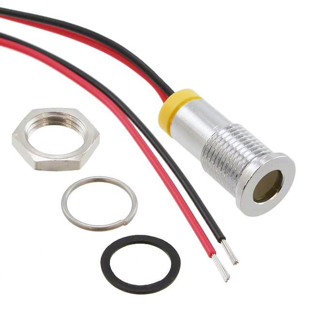 Q8F7CXXY02E LED PM INDICATOR FLUSH YLW