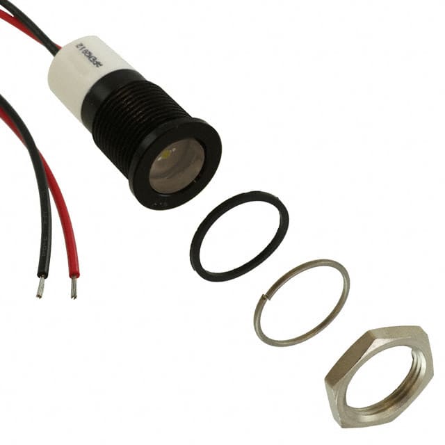Q14F3BXXW12E LED PM INDICATOR FLUSH WHITE