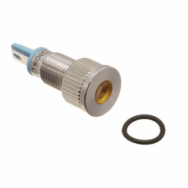 6201303304F 8MM FLT PMI YLW 12 VDC W/TERMS