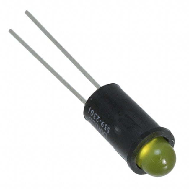5592301001F LED PANEL YLW DIFF 1.9V SNAP-IN