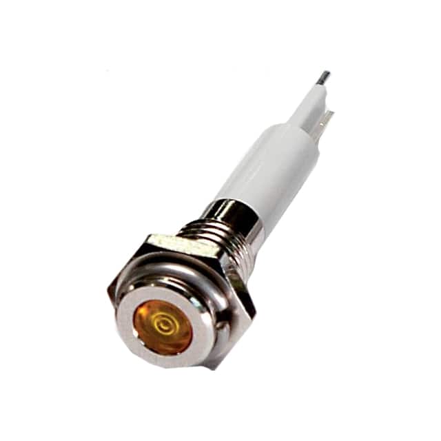 H06F-03Y HIGH LED 6MM FLAT 3VDC YELLOW