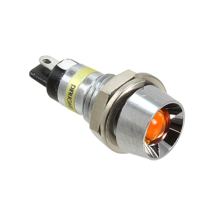6072312110F LED PNL IND 7MM YLW RECESS