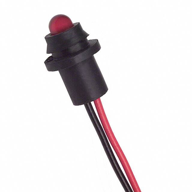 SSI-LXH9SRD-150 LED 5MM SUP RED 6"LDS REAR PNLMT