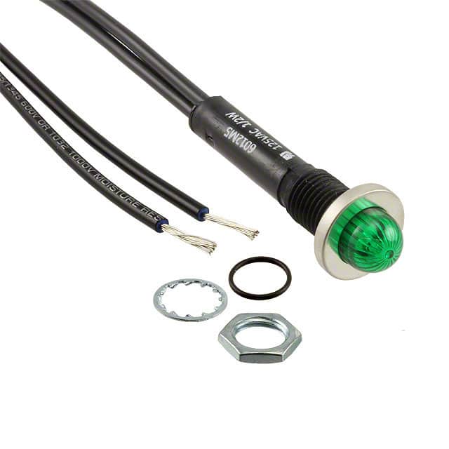 6012M5 INDICATOR NEON GREEN PANEL MNT