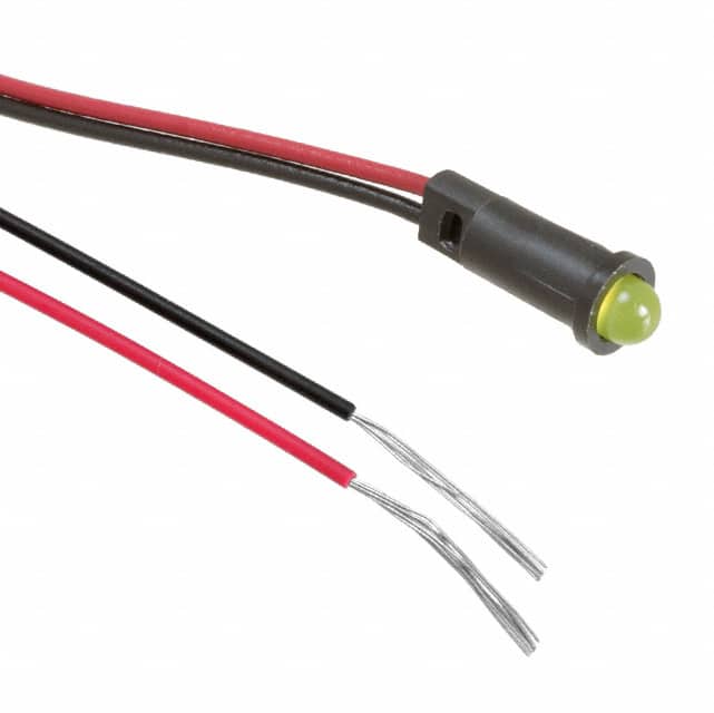 5580301003F LED PANEL IND YLW DIFF SNAP-IN