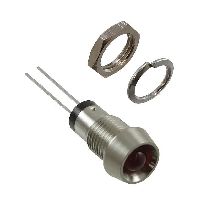 MPR5HD PNL MNT W/ WIRE 625NM 25MCD RED
