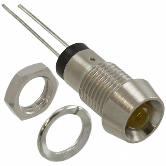 MPR5YD PNL MNT W/ WIRE 590NM 25MCD YLW