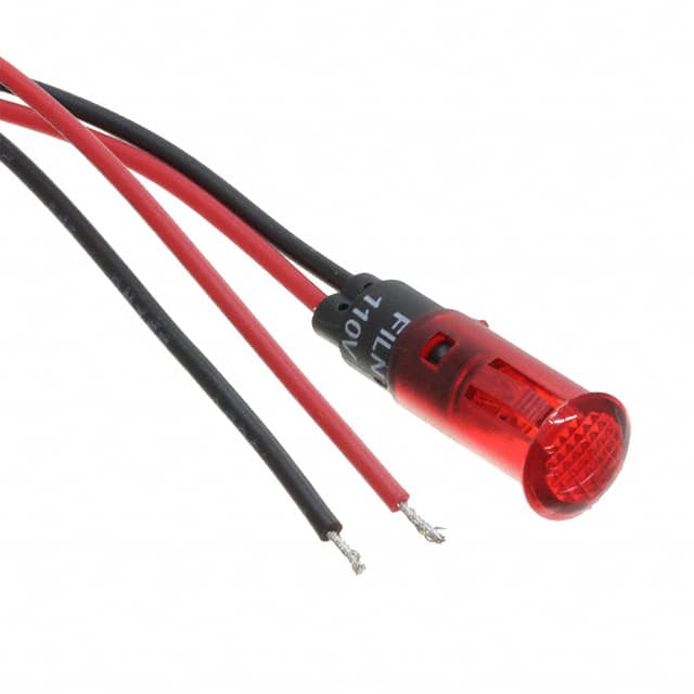 FL1P-8QW-2-R110V LED RED 8MM SNAP 110VAC/DC STK