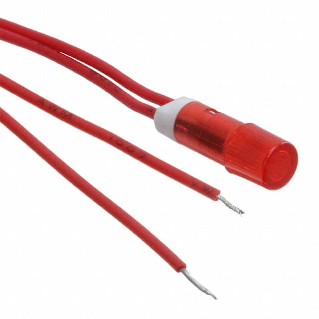 FL1P-6QW-1-R12V LED RED 6MM SNAP 12VAC/DC STK
