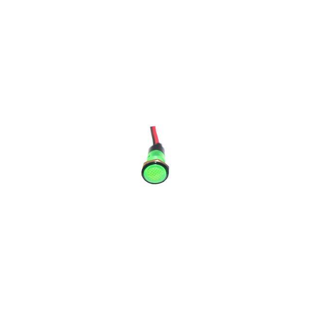 FL1P-8NW-1-G12V LED GRN 8MM NUT 12VAC/DC STK