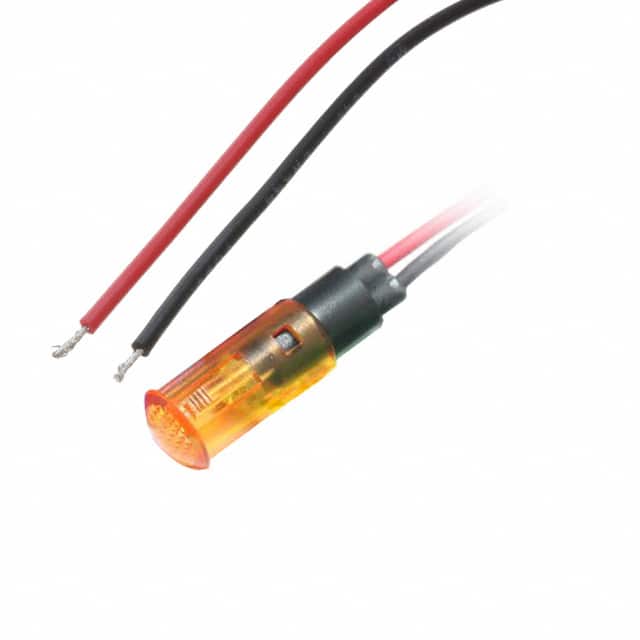 FL1P-8QW-2-Y2V LED YEL 8MM SNAP 2VAC/DC STK