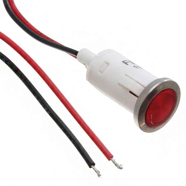 FL1P-12QW-2-R2V LED RED 12MM SNAP 2VAC/DC STK