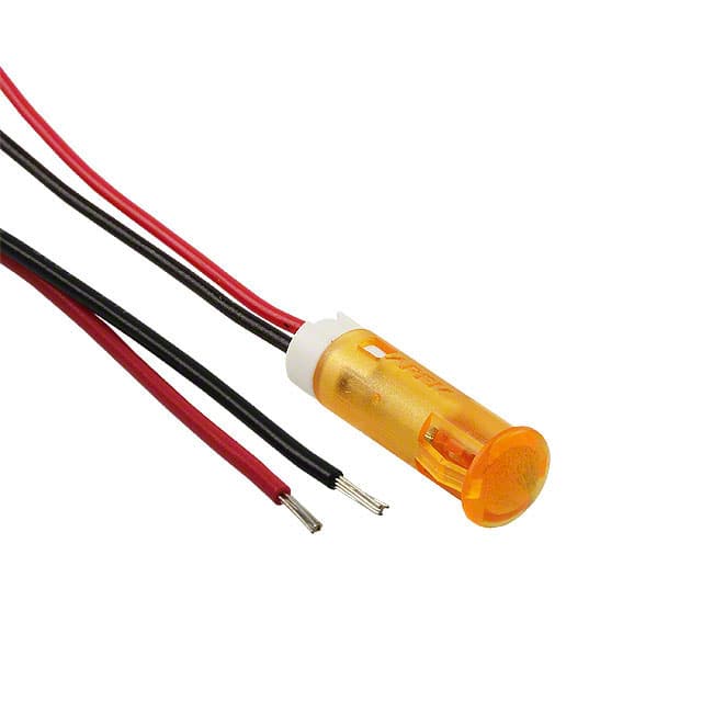 QS63XXO24 INDICATOR 6MM FIXED ORA 24V WIRE