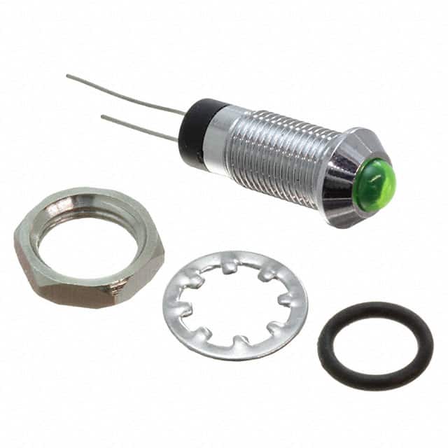 FL1M-8SJ-3-G12V LED GRN 8MM NUT 12VAC/DC STK