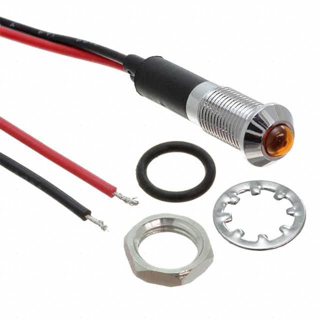 FL1M-8SW-1-Y110V LED YEL 8MM NUT 110VAC/DC STK