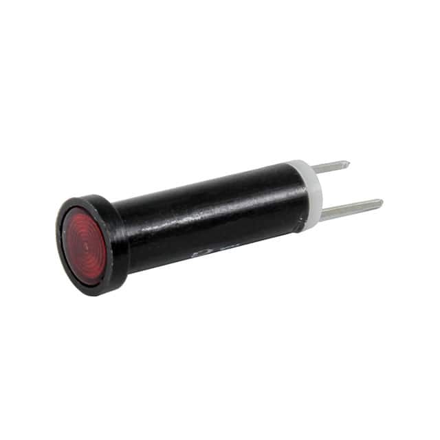 44-NKR120-CRO PMI .250" LED 120V TAB CLEAR RED