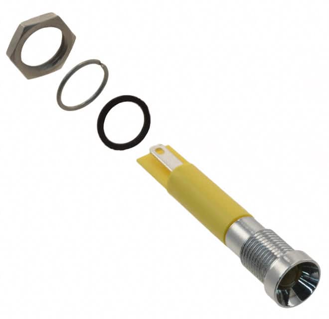 Q8R1BXXY12E INDICATOR 12V 8MM RECESSED YEL