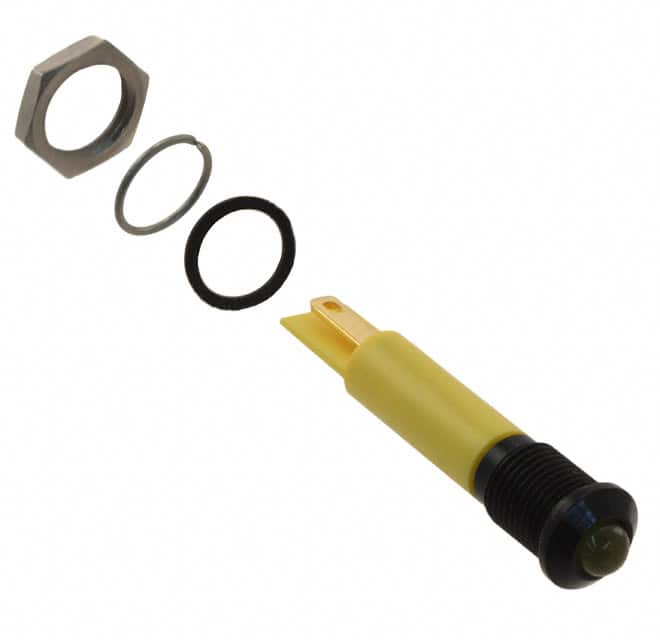 Q8P1CXXY12E INDICATOR 12V 8MM PROMINENT YEL
