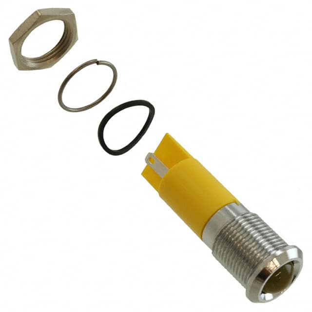 Q14P1CXXY12E INDICATOR 12V 14MM PROMINENT YEL