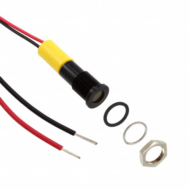 Q8F3BXXY12E LED PM INDICATOR FLUSH YELLOW