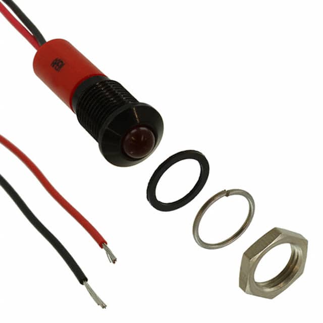 Q8P3BXXR12E LED PM INDICATOR PROMINENT RED