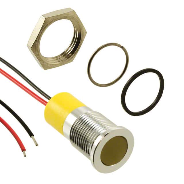 Q14F3CXXY24E LED PM INDICATOR FLUSH YELLOW