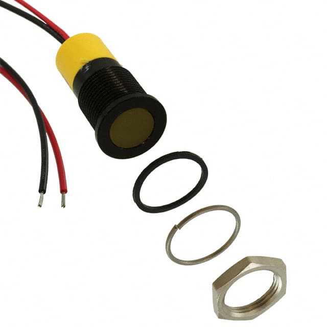 Q14F3BXXY12E LED PM INDICATOR FLUSH YELLOW