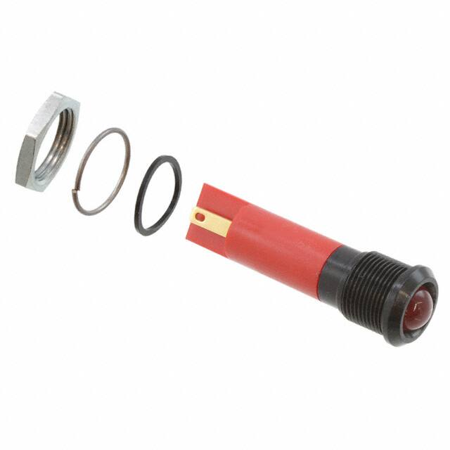 Q12P1BXXR24E INDICATOR 24V 12MM PROMINENT RED