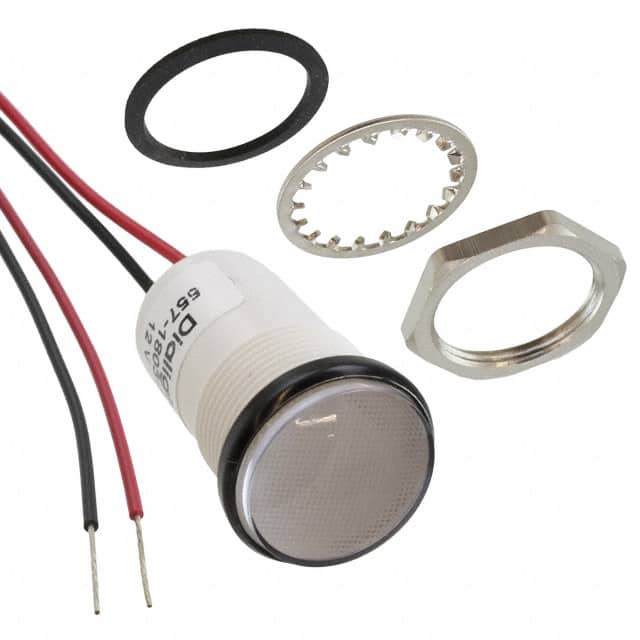 5571803203F LED PNL MT 11/16" 12V WT BLUE