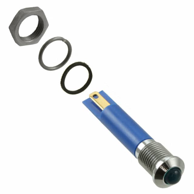 Q8P1CXXB12E INDICATOR 12V 8MM PROMINENT BLU