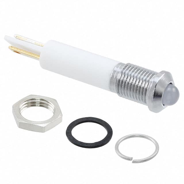Q8P1CXXW12E INDICATOR 12V 8MM PROMINENT WHT