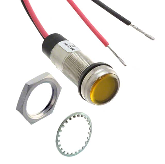 6561307303F 1/2" FLT YL 72VDC W/LEAD