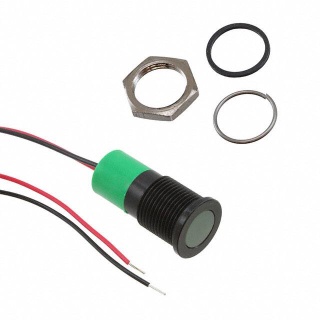 Q14F3BXXG24E LED PM INDICATOR FLUSH GREEN