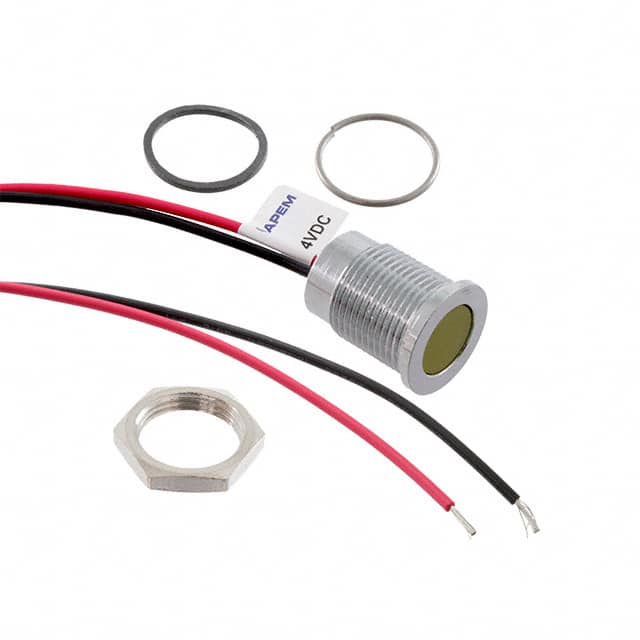 Q14F5CXXHY24E LED INDICATOR 14MM FLUSH CHROME