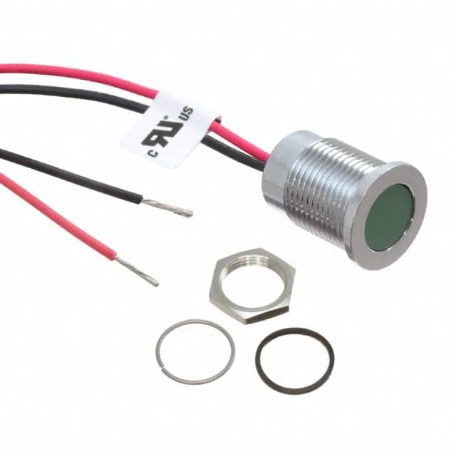 Q14F5CXXHG12E LED INDICATOR 14MM FLUSH CHROME