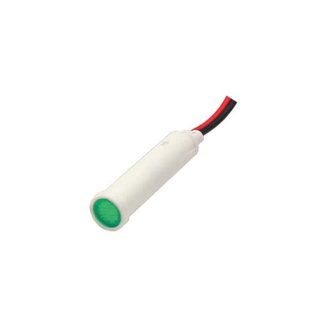 FL1P-8QW-1-G110V LED GRN 8MM SNAP 110VAC/DC STK