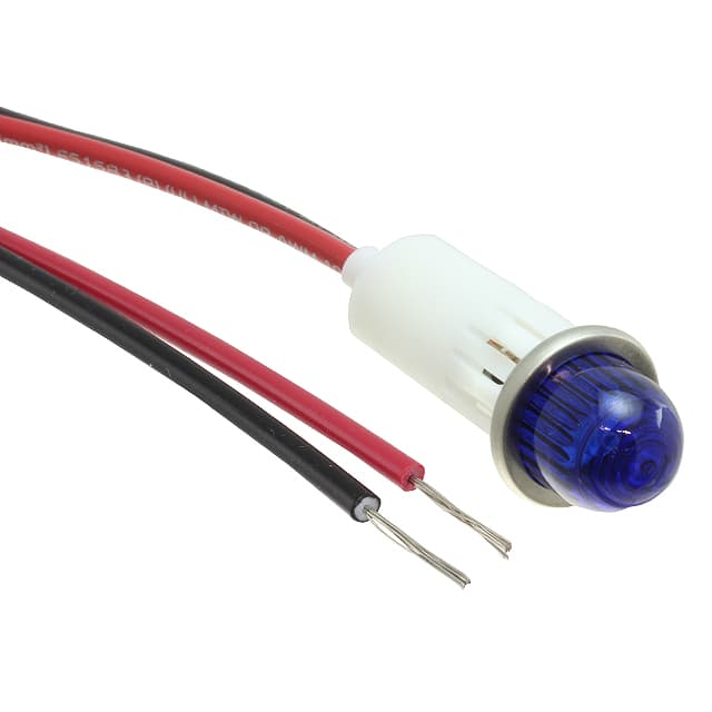 1092A6-28V PMI RND .5" LED 28V WIRE HI-DOME