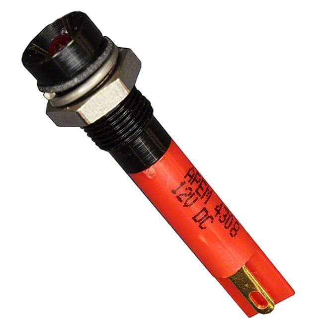 Q6R1BXXR12E INDICATOR 12V 6MM RECESSED RED