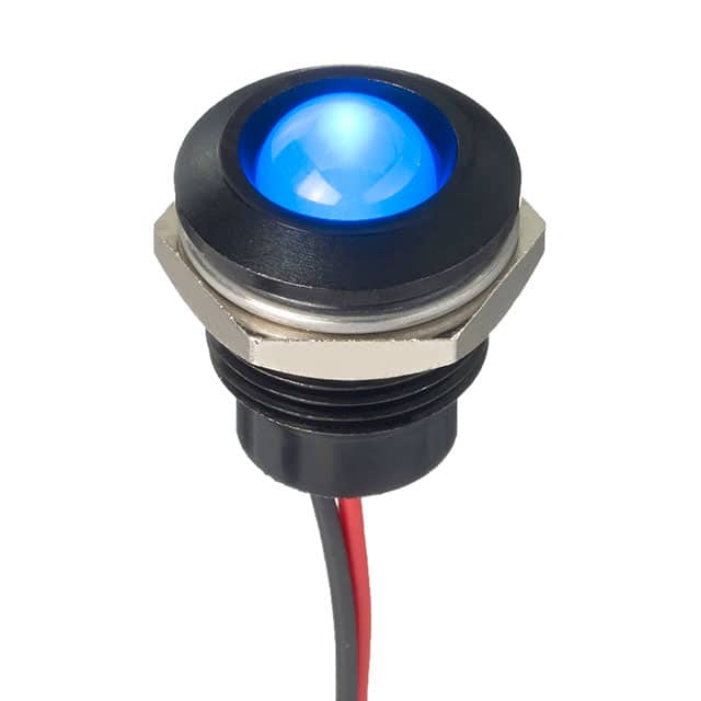 Q12-7P5BXXB12E LED INDICATOR 12.7MM PROMINENT B