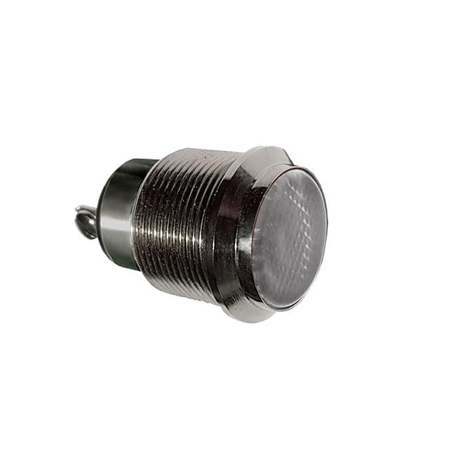 6301003304F 30MM FLT WHITE 12VDC W/TERM