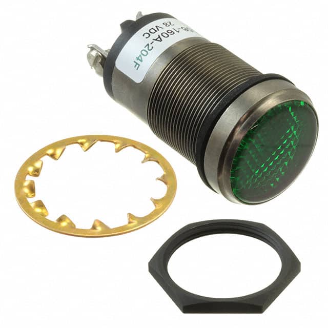 556160A204F 1"FLAT GRN LED PMI CONST INT
