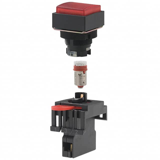 M22-CR-T1 PILOT LIGHT SQUARE RED 110VAC