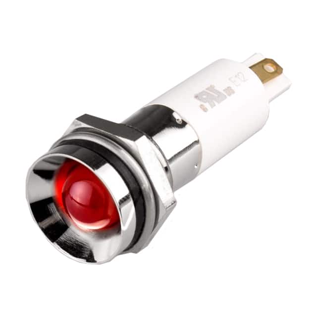 M12P-03R LED 12MM PROTRUDE 3VDC RED