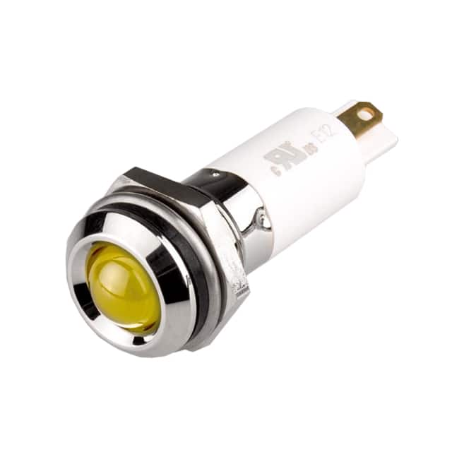 E12R-10Y LED 12MM ROUND 110V YLW IP67
