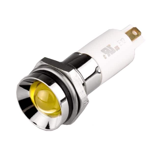 M12P-03Y LED 12MM PROTRUDE 3VDC YELLOW