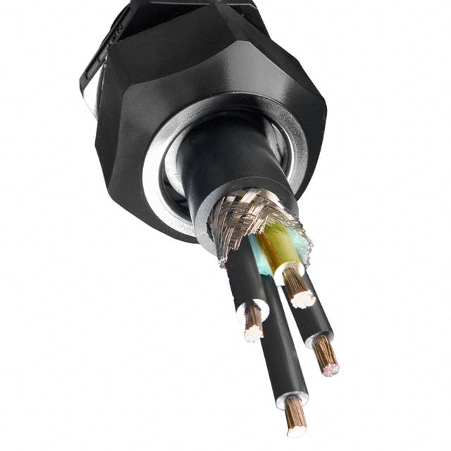 V16010 BK005 CABLE 4COND 10AWG BLK SHLD 100'