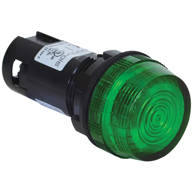W22U-24LG-WLG 22MM UNIBDY, GN LED/LENS, 24V FV