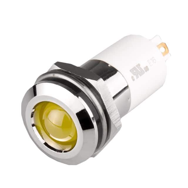 E16R-10Y LED 16MM ROUND 110V YLW IP67